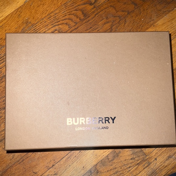 Burberry Leather, Suede and House Check Cotton Sneakers - Picture 4 of 6